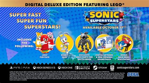 Sonic Superstars Reveals Digital Deluxe Edition Rabbit Skin And More