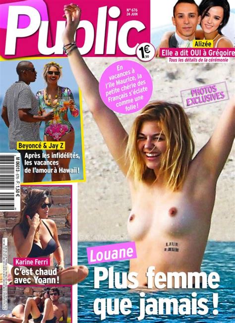 Louane Nue Topless Dans Public Photos Pic Day