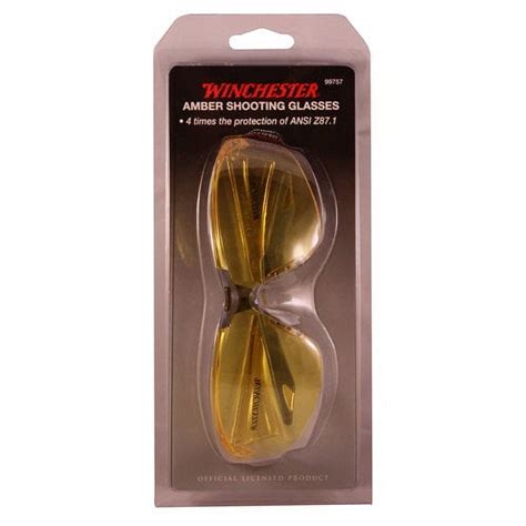 Winchester Adult Amber Shooting Glasses Ballistic