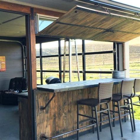 Always great for storing stuff we can't fit in the 3 practical garage conversion idea. Indoor Outdoor Bar idea for your home - convert your ...