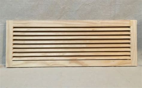 32x10 Wood Return Air Grille Panel Only