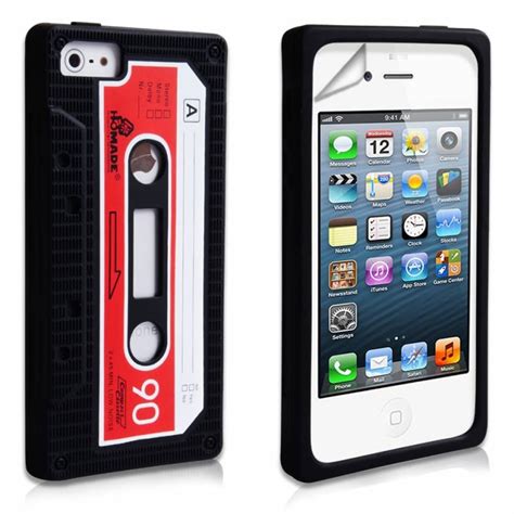 Iphone 5 Retro Tape Cassette Silicon Case Iphone Cassette Case Cool
