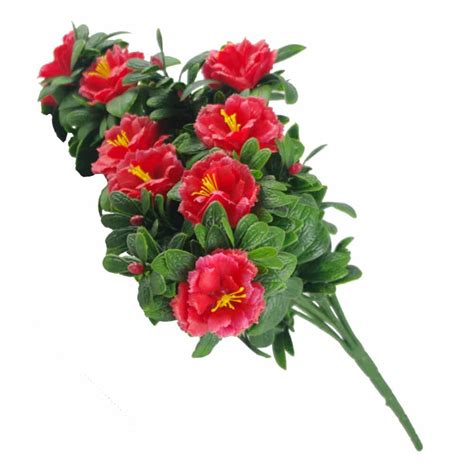 Stunning Uv Red Rose Bunches 45cm