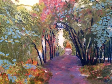 Inviting Pathway Art Painting Artist