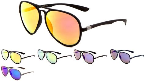 Plastic Color Mirror Aviator Wholesale Bulk Sunglasses Frontier