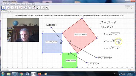 Formule Del Teorema Di Pitagora Youtube