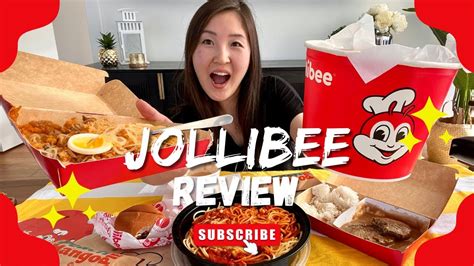 Jollibee Vancouver I Try Everything On Their Menu Youtube