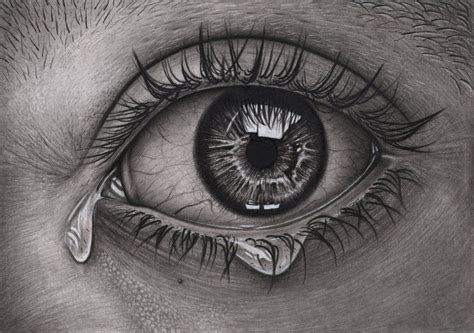 Eye Graphite And Charcoal Drawing Eye Drawing Pencil Art Drawings