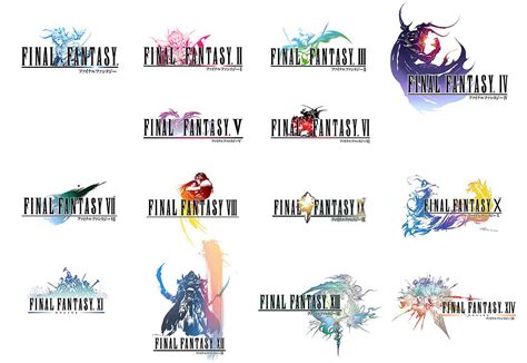 Final Fantasy® Series Final Fantasy Logos And Other Relat Flickr