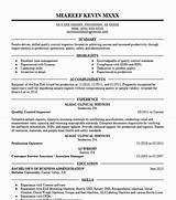 Images of Warehouse Quality Control Resume