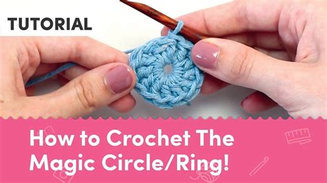 How To Crochet The Magic Circle Magic Ring Crochet Tutorial Youtube