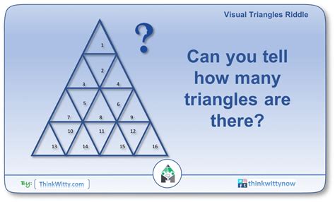 Puzzle 2258 Visual Triangles Riddle Think Witty