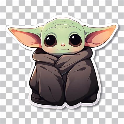Mandalorian Baby Yoda Sticker Yoda Sticker Yoda Png Star Wars Wallpaper