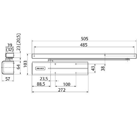 Dorma TS ajtóbehúzó Dorma ajtócsukó Forschnit Kft