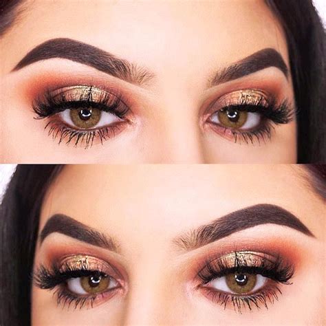 45 Cool Makeup Looks For Hazel Eyes And Tutorials For Dessert Hazel Eye Makeup Eye Makeup