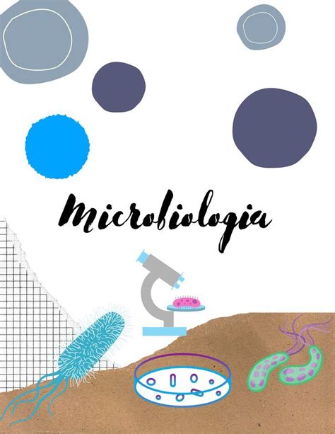 portada microbiologia microbiología decoración laboratorio de ciencias cosas de enfermeria