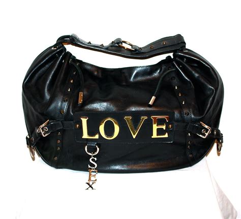 Dolce And Gabbana Vintage Handbag Love Sex Large Leather Iconic