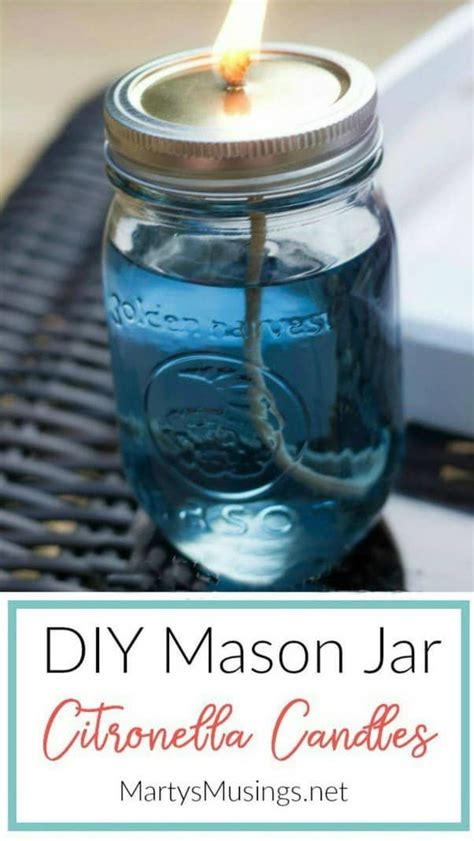 How To Make Citronella Candles Easy And Fast Diy Mason Jar Diy