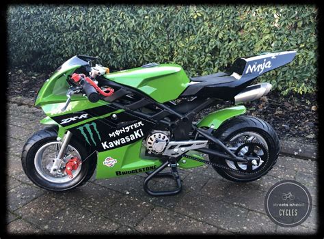 New Boxed Kawasaki Ninja Mini Moto Pocket Bike 50cc In Stock Now Last