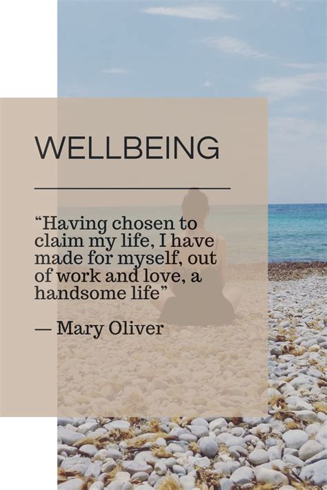 Wellbeing Mary Oliver Poem Wellbeing Physical Wellbeing