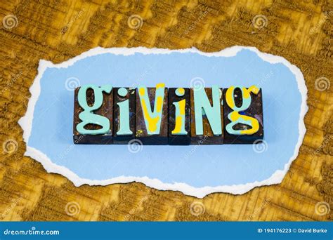 Give Donate Generosity Giving Support Help Concept Stock Photo