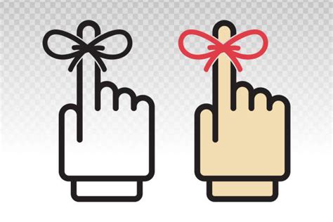 Remember Finger Illustrations Royalty Free Vector Graphics And Clip Art