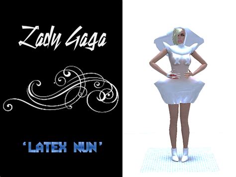 The Sims Resource Lady Gaga Latex Nun Outfit Set