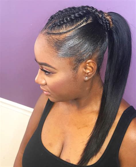 The ones inspired by hip hop dancers! - Invisible "EXTENDO" Ponytail $60 Accent braids in the ...