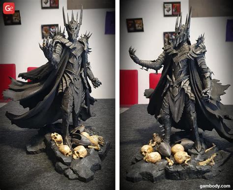 3d Printed Lord Of The Rings Figures With Stl Files