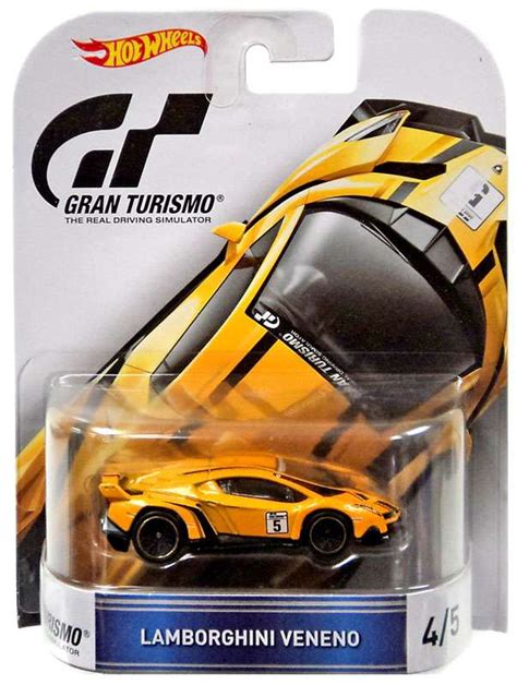 Hot Wheels Gran Turismo Lamborghini Veneno 164 Die Cast Car 45 Mattel