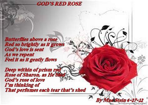 While he doesn't outwardly give any cause for concern, the air around him has shifted ever so slightly. friendship roses are red poems | GOD'S RED ROSE ...