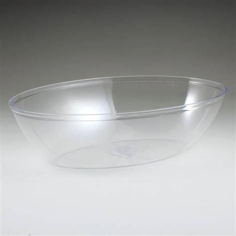 Crystalware 12 Inch Oval Plastic Salad Bowl Serving Trays And Bowls