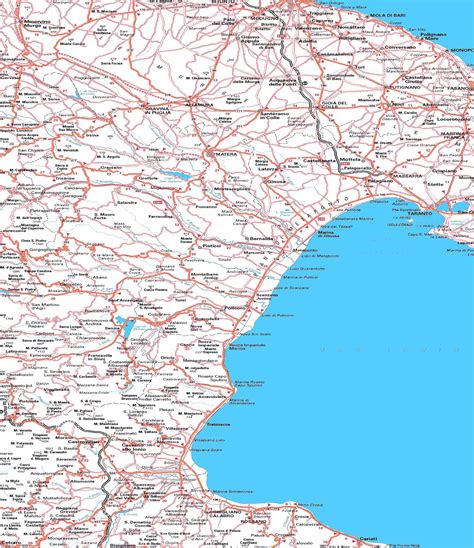 Cartina Dettagliata Basilicata Cartina Geografica Mondo