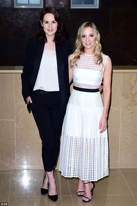 Joanne Froggatt Wows In Sheer White Dress At Downton Abbey Event