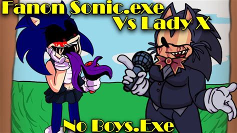 Fnf Fanon Sonic Exe Vs Lady X No Villains Tails Gets Trolled Mods Hard Youtube