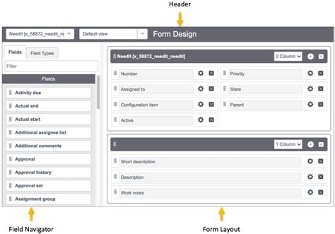 Form Designer Servicenow Developers