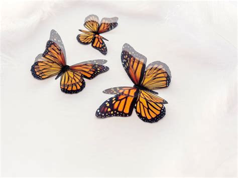 Silk Monarch Butterfly For Wedding Decor Bouquet Etsy New Zealand