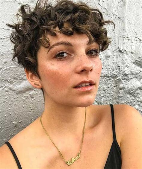 Cute Short Curly Hairstyles For Sweet View Short