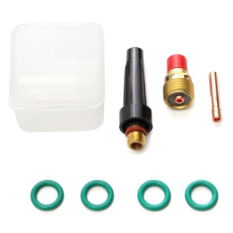 Pcs Welding Torch Stubby Gas Lens Glass Cup Kit For Tig Wp