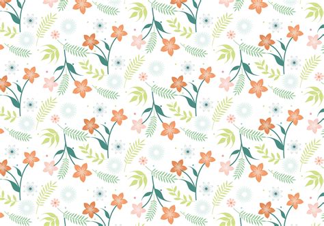 A geometric pattern is a kind of pattern formed of geometric shapes and typically repeated like a wallpaper design. Flat Design Vector Spring Pattern Design - Download Free ...
