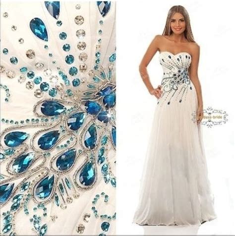 36 awesome peacock theme items to inspire your life sweetheart wedding dress peacock