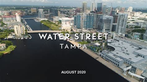 Water Street Tampa Fl August 2020 4k Youtube