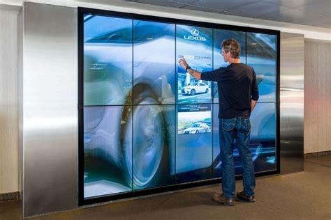 Metroclick Interactive Video Wall Display With Touch Screen System