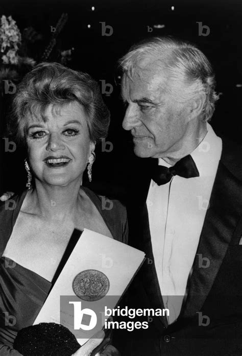 Image Of Actress Angela Lansbury And Her Husband Peter Shaw In June