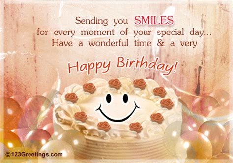 Sending You Smiles For Every Moment Of Your Special Day Have A Wonderful Time And A Very Happy