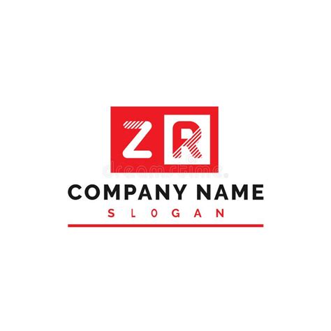 Zr Logo Design Zr Letter Logo Vector Illustration Vector Stock