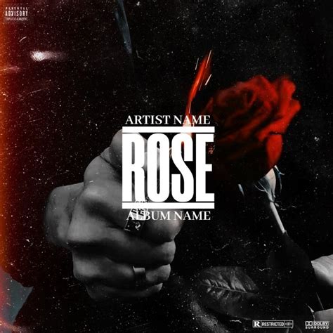 Rose Mixtape Album Cover Artwork Template Album Cover Design Cover