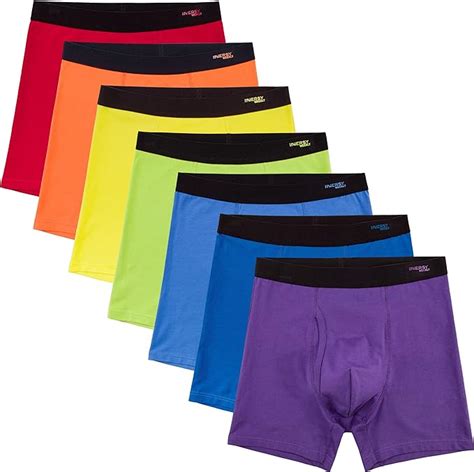 Innersy Mens Boxer Briefs Cotton Stretchy Underwear 7 Pack For A Week