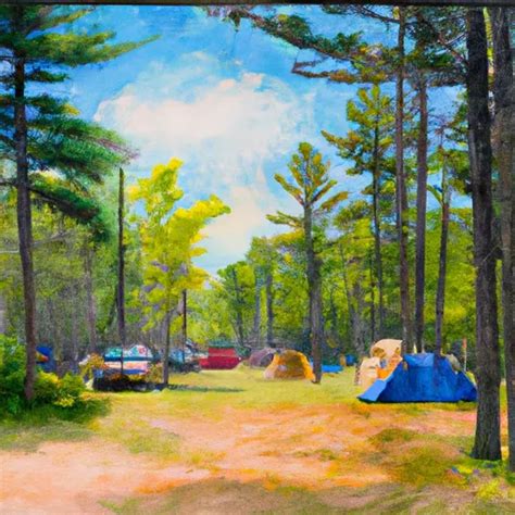 Marion Lake Campground Camping Area Michigan Camping Destinations