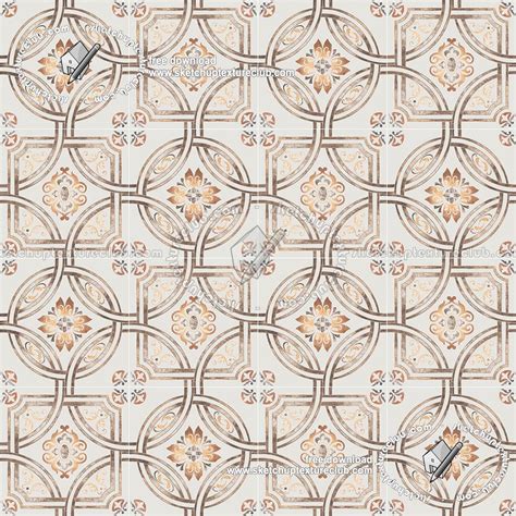 Ceramic Floor Tile Geometric Patterns Texture Seamless 18855